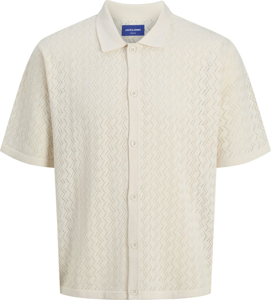 Jack & Jones Gebreide overhemd Gestructureerd Gebreide overhemd