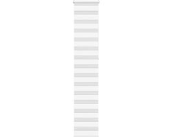 vidaXL - Zebra - rolgordijn - 40x230 - cm - stofbreedte - 35,9 - cm - polyester - wit