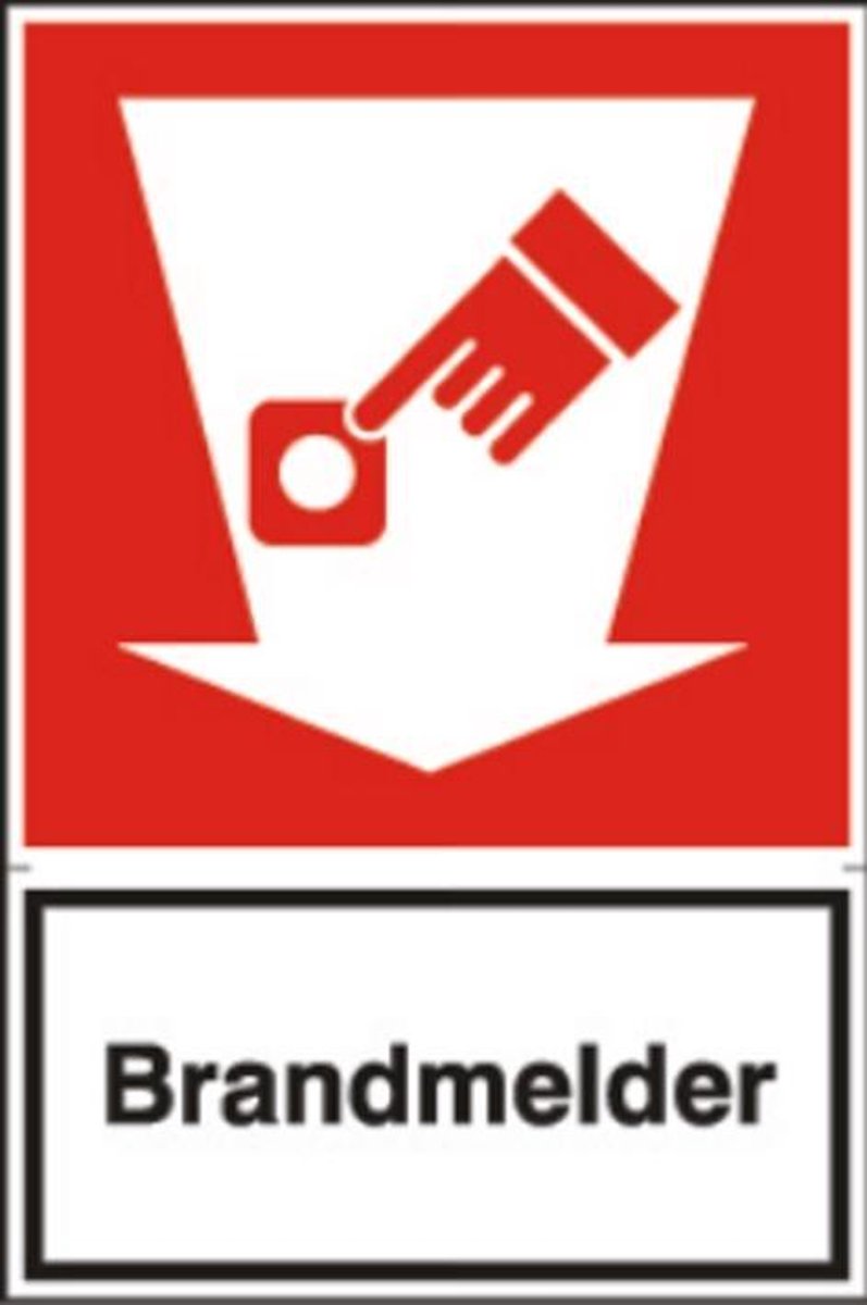 Artelli Sticker Brandmelder (Prijs per stuk)