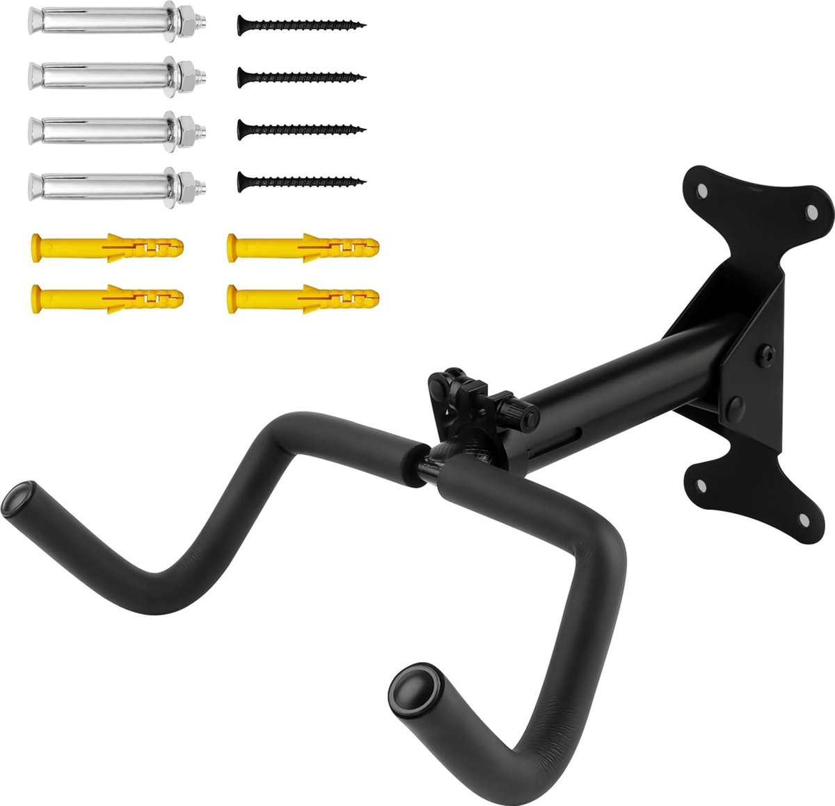 Goodivery ® Fietswandhouder met Hoog Draagvermogen en Ruimtebesparend Ontwerp voor Diverse Fietsen