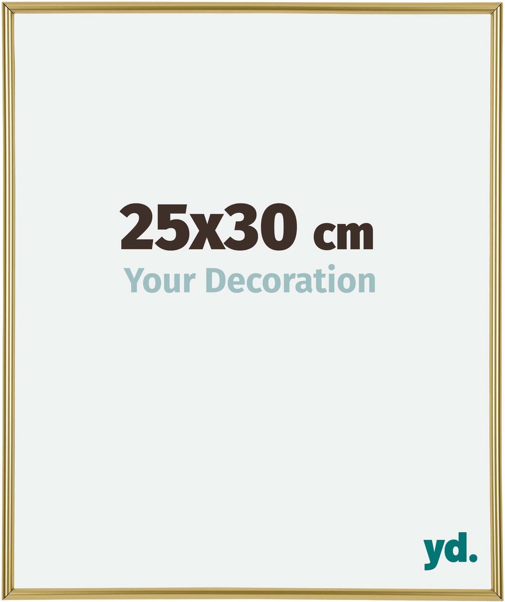 yd. Your Decoration - Fotolijst 25x30 cm - Kunststof - Goud - Annecy