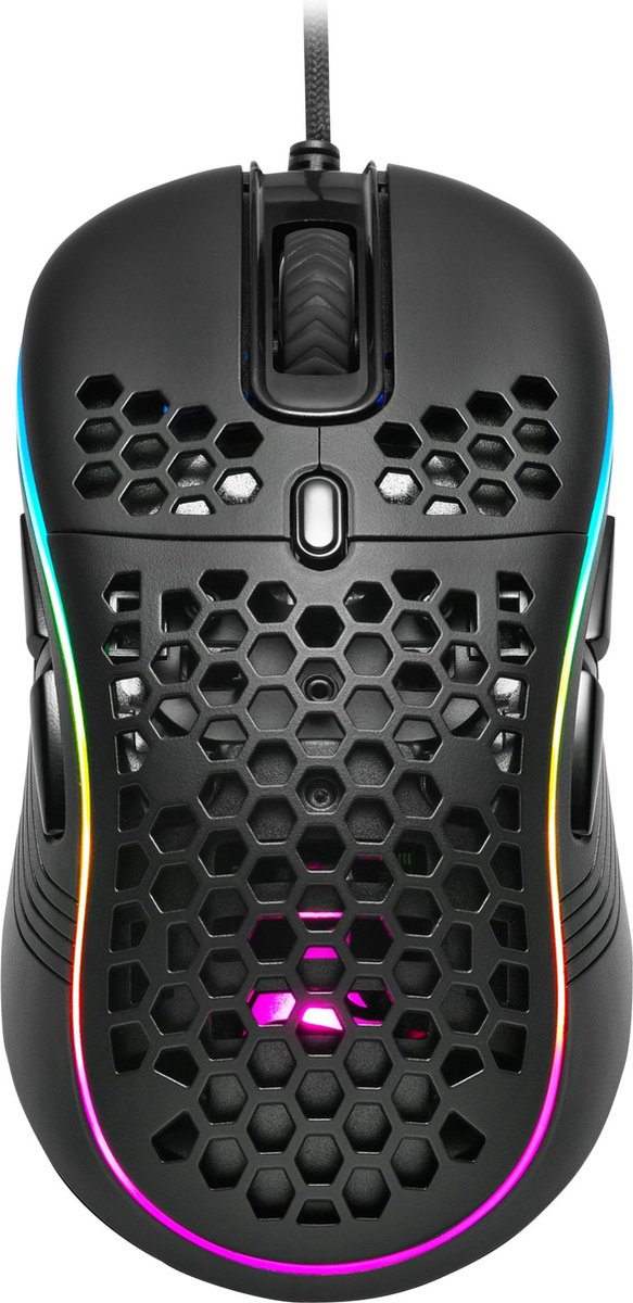 Sharkoon Light² S muis Ambidextrous USB Type-A Optisch 6200 DPI