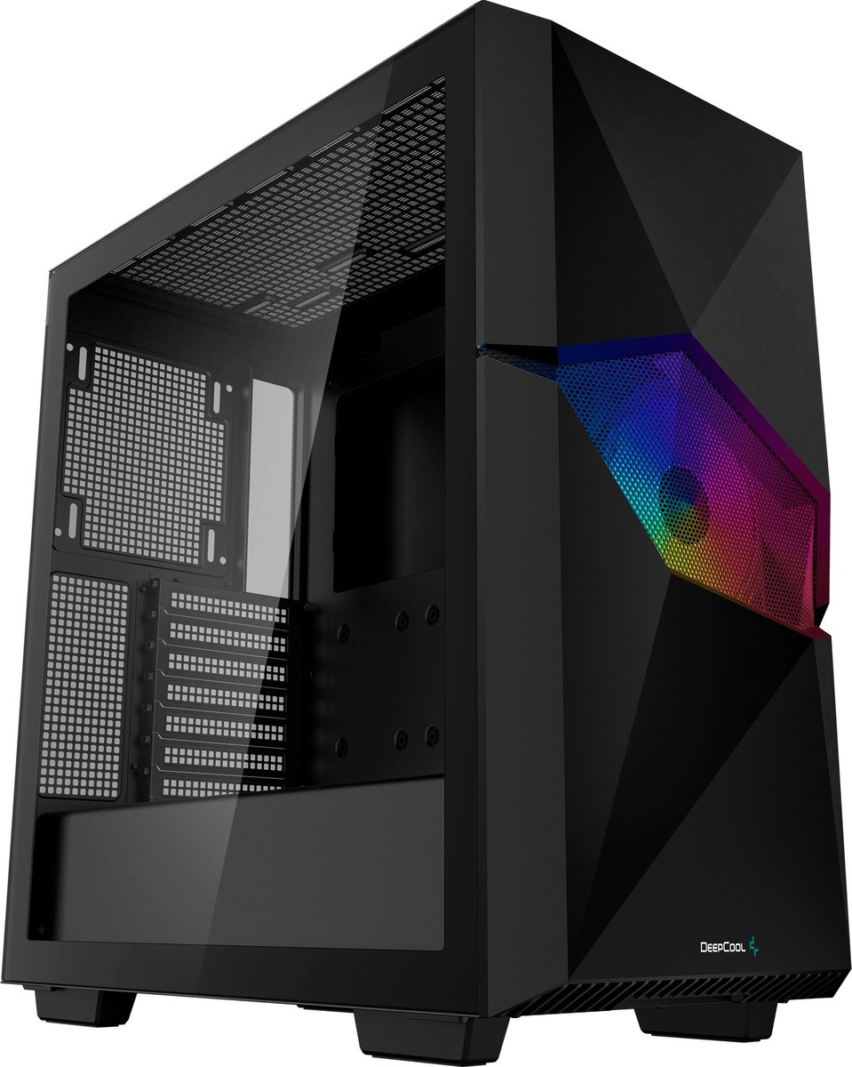 DeepCool CYCLOPS, Midi Tower, PC, Wit, ATX, EATX, micro ATX, Mini-ITX, ABS, Staal, Gehard glas, Gamen