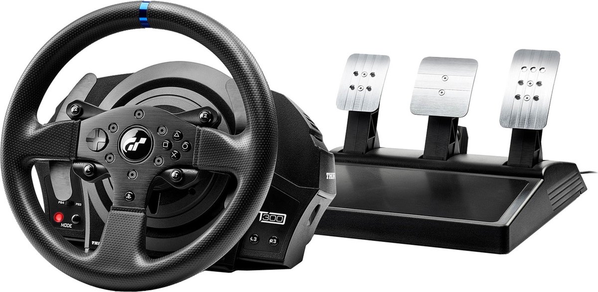 Thrustmaster T300 RS GT - Racestuur en Pedalen - Force Feedback - PS5/PS4/PC op Prijzenvolger.com