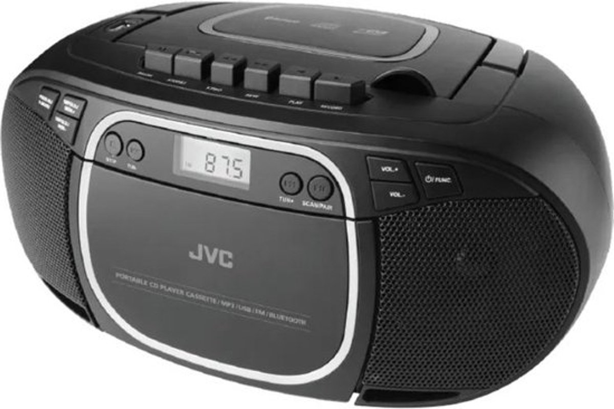 JVC RC-E451B cd-speler Draagbare cd-speler Zwart