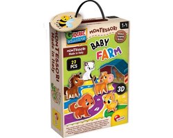 Lisciani - Montessori Baby - houten baby farm