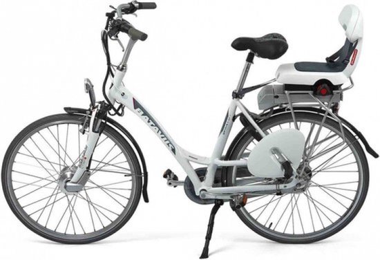 Polisport Guppy Junior CFS Fietsstoeltje Achter - Wit/Grijs van Polisport — afbeelding 4