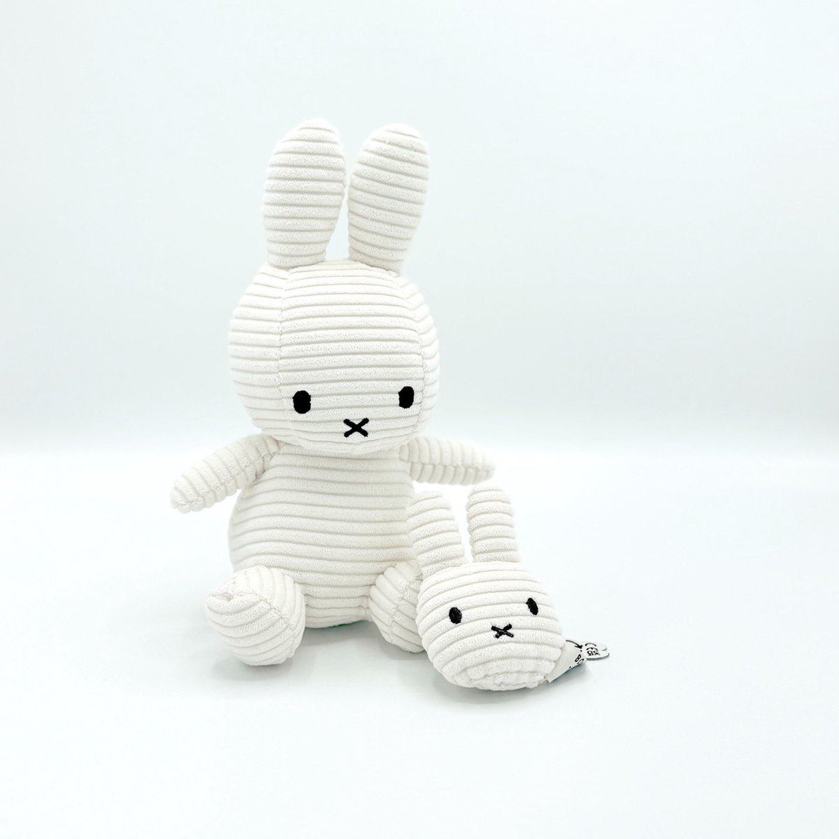 Nijntje Corduroy Offwhite Bundel - knuffel en sleutelhanger