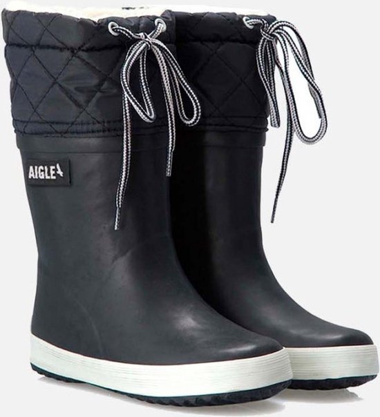 Aigle Giboulee Blauwe Regenlaarzen