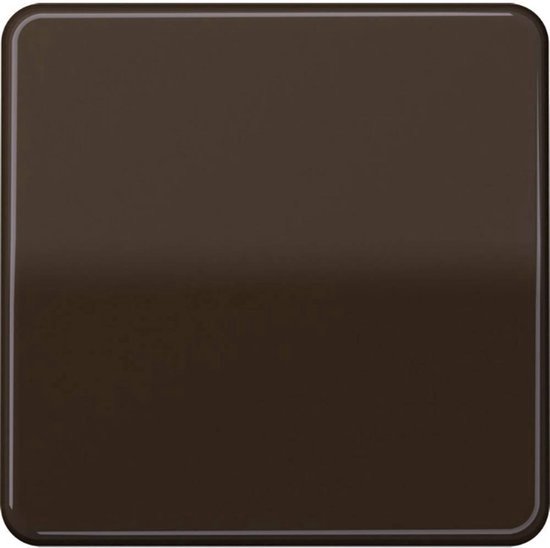 Jung simple Cache Interrupteur va-et-vient, Bouton-poussoir marron CD590BR