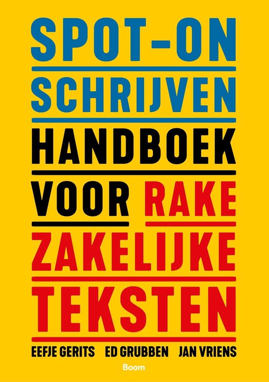 Spot-on schrijven - cover