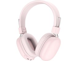 StayPowered Kinderkoptelefoon - Veilig Luisteren en Comfort voor Elk Moment - Instelbaar Volume - 50 Uur Batterij - Bluetooth 5.4 - Ingebouwde Microfoon - Opvouwbaar en Licht - Roze - Levering Sneller dan Aangegeven!