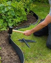 Bordure De Jardin Rotin Aspect Bordure De Pelouse Bordure De Gazon Plastique Bordure De Chemin Bordure De Parterre Marron 40m 87488581