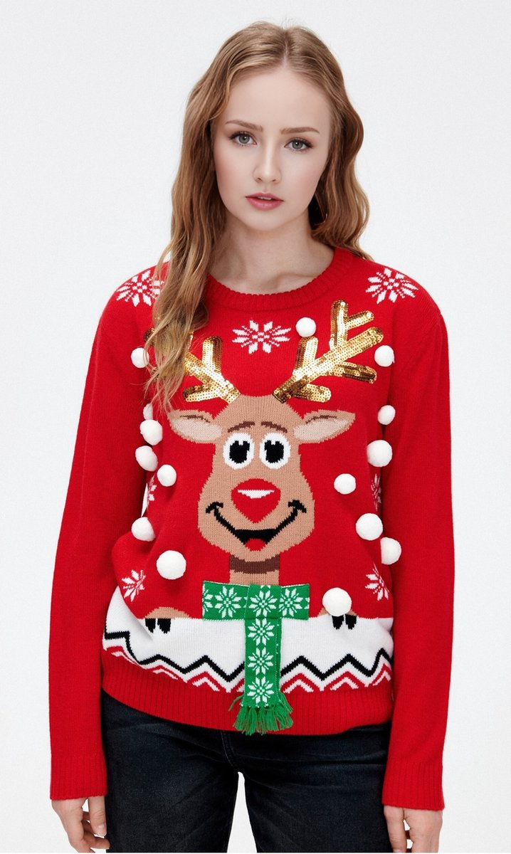 Starry Indigo - Foute Kersttrui Dames / Ugly Christmas Sweater Women
