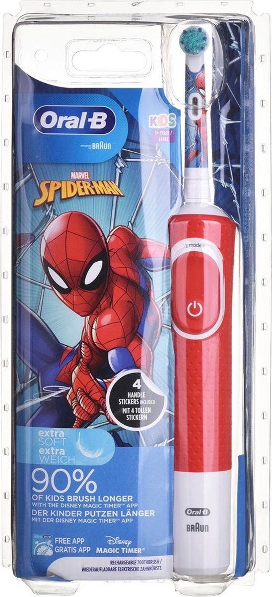 Braun Oral-B Vitality 100 Spiderman CLS Kind Multi kleuren