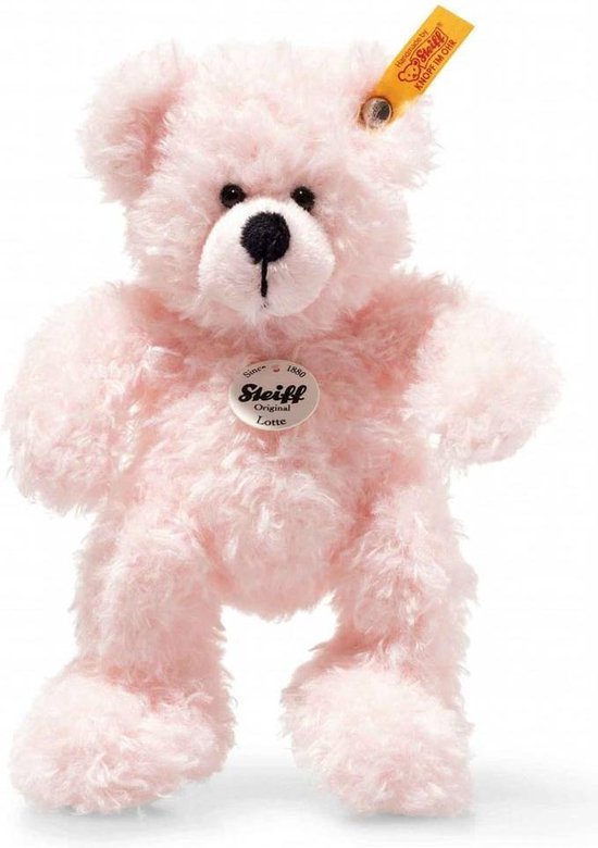 Steiff Lotte Teddybeer roze 18 cm EAN 113802 | bol.com