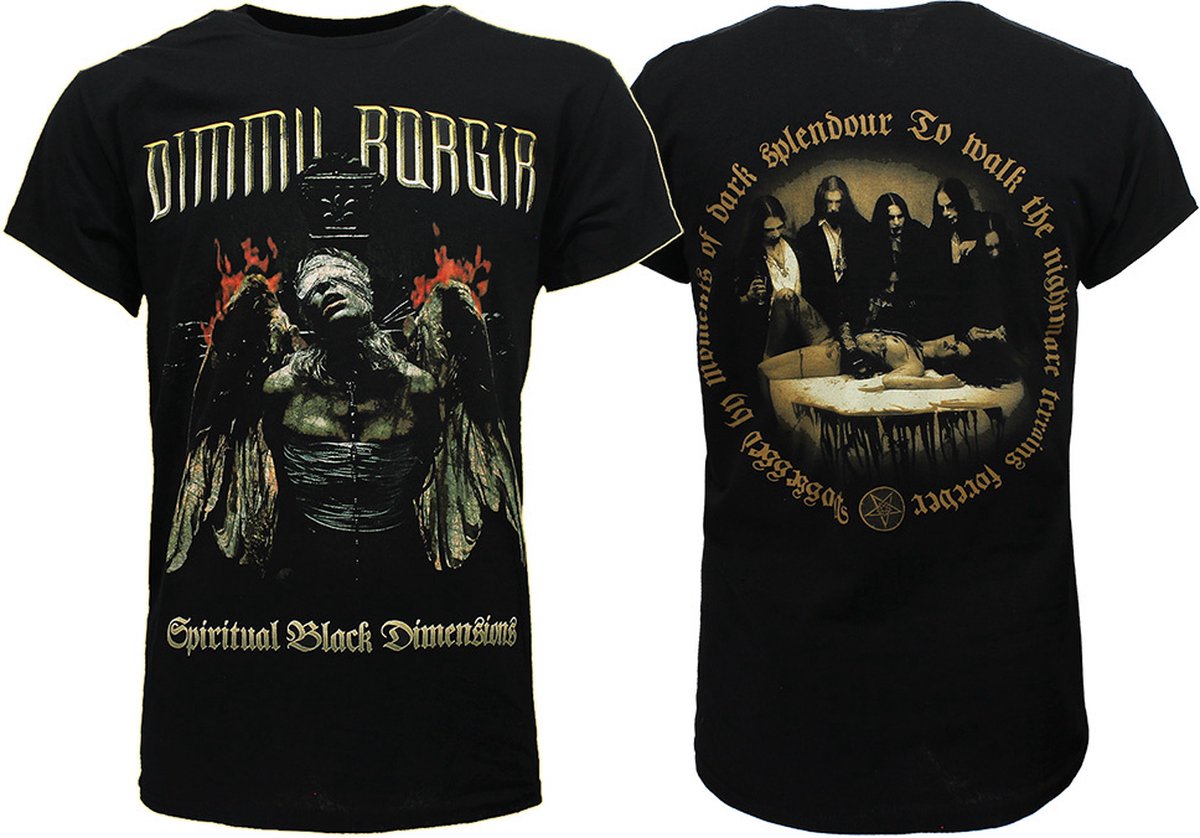 Dimmu Borgir Spiritual Black Dimensions T-Shirt - Officiële Merchandise - XXL