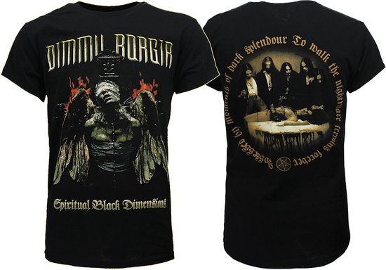 Dimmu Borgir Spiritual Black Dimensions T-Shirt - Officiële Merchandise - XXL