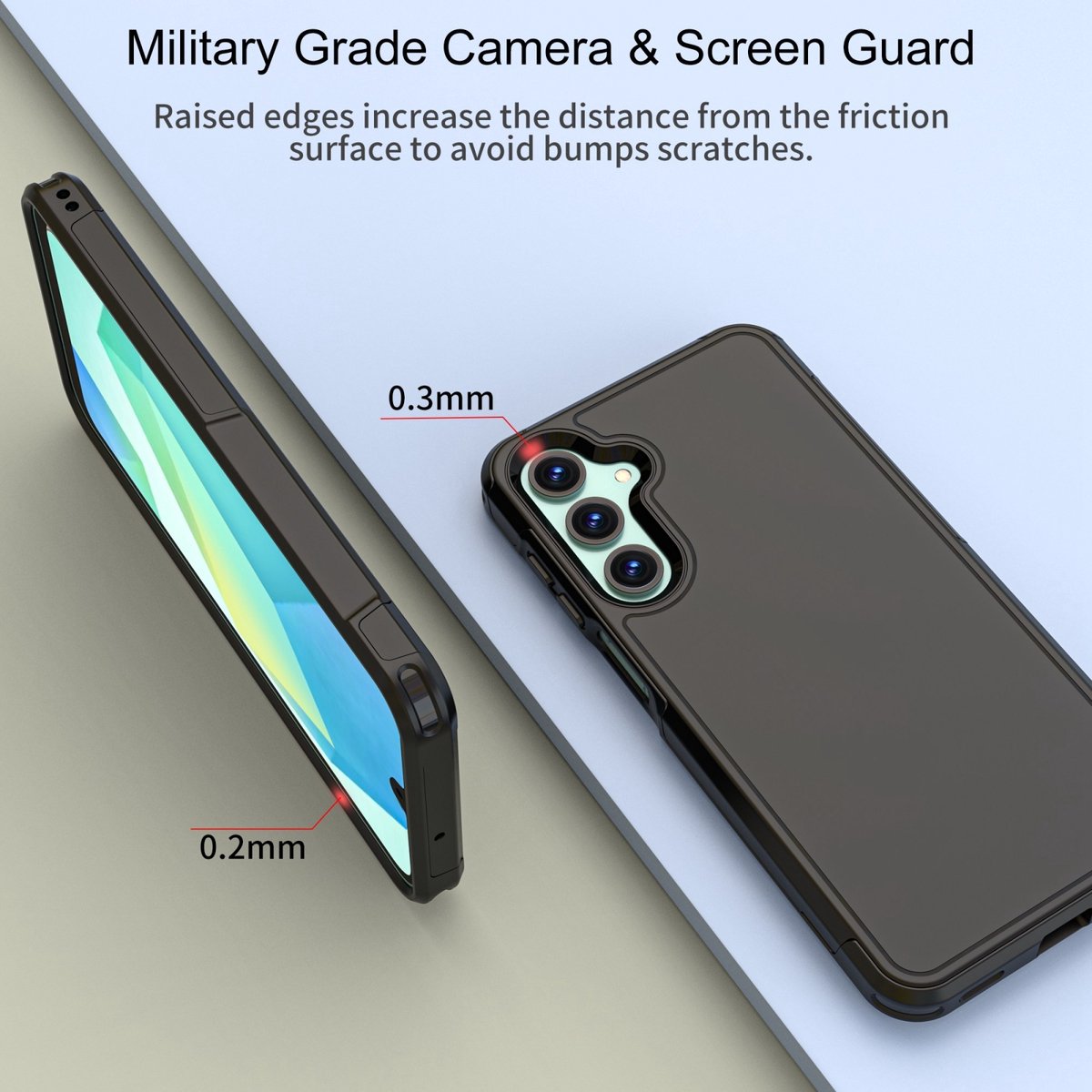 Mobigear Hoesje geschikt voor Samsung Galaxy A16 Telefoonhoesje Flexibel TPU | Mobigear Traveller Backcover | Galaxy A16 Case | Back Cover - Zwart
