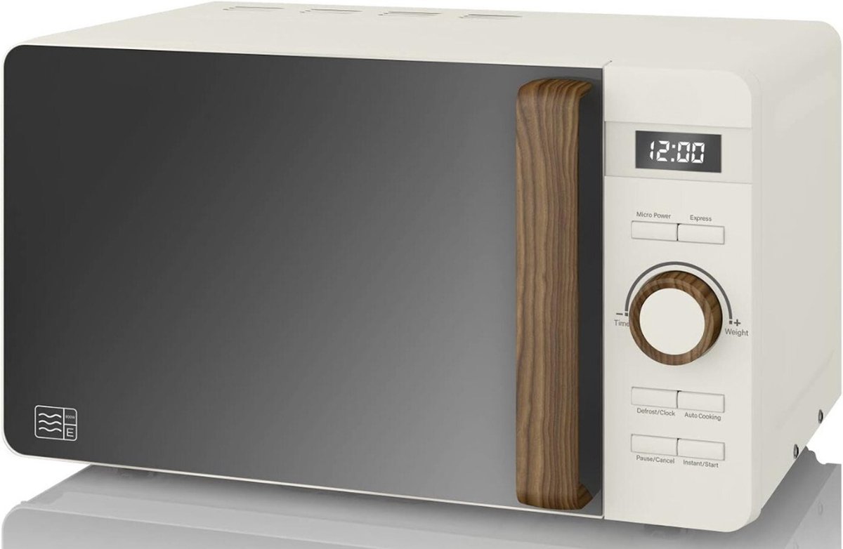 MKSS® Combi Magnetron - Combimagnetron Vrijstaand - Heteluchtoven - Inbouw Mogelijk - 800W - Wit