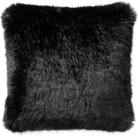 JULIA | Coussin 45x45 cm | Noir | Hoii | Avec coussin intérieur luxueux