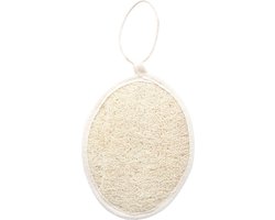 Loofah Lichaamspad | Eco-Friendly & Plastic-Free Exfoliating Scrubber | Daily Body Care Routine | Plant-Based Sponge | Cotton String and Band | Loofah Body Sponge Pad