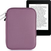 kwmobile beschermhoes voor eReader - neopreen beschermhoes lavendel - 17 x 12 x 2 cm binnenafmetingen