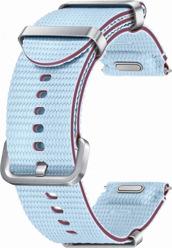 Samsung Galaxy Watch7 Smartwatchbandje - Athleisure Band - Maat (M/L) - Lichtblauw