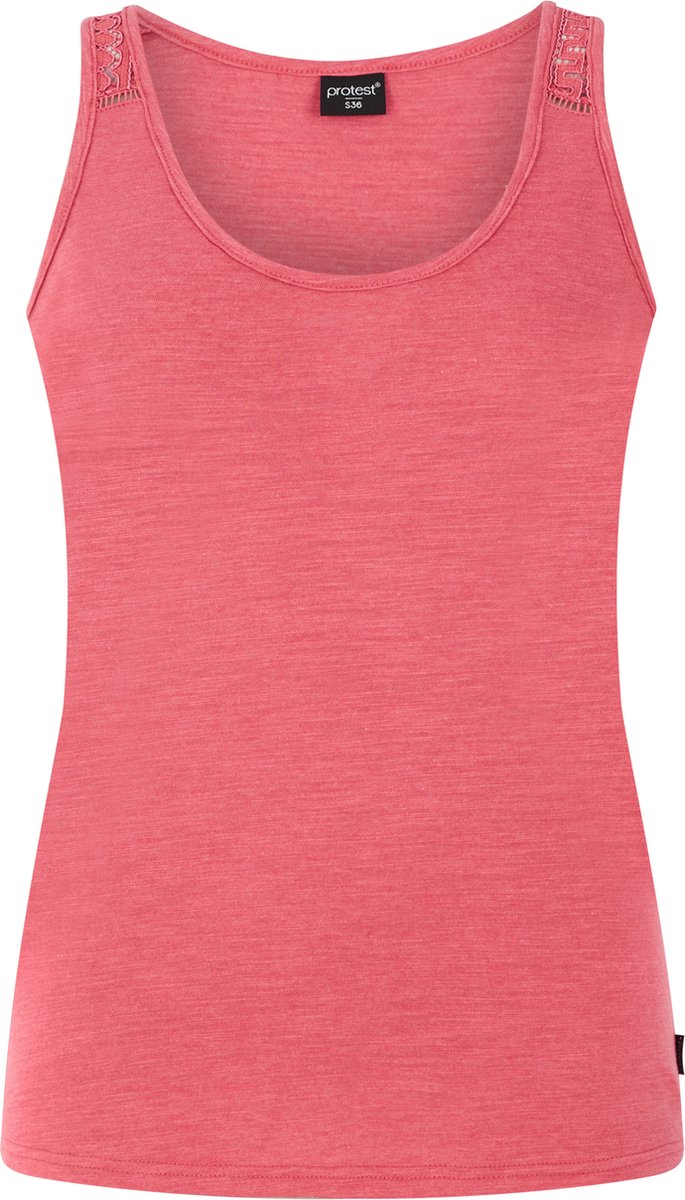 Protest Prtimpulse – Tanktop Dames – Mouwloos – Ronde hals Roze