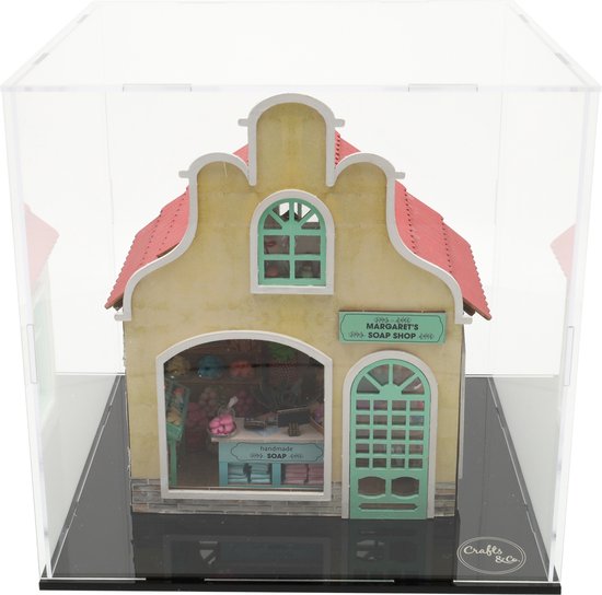 Transparante Stofkap voor Bouwpakket - Plexiglas Display Case 25x25x25 ...