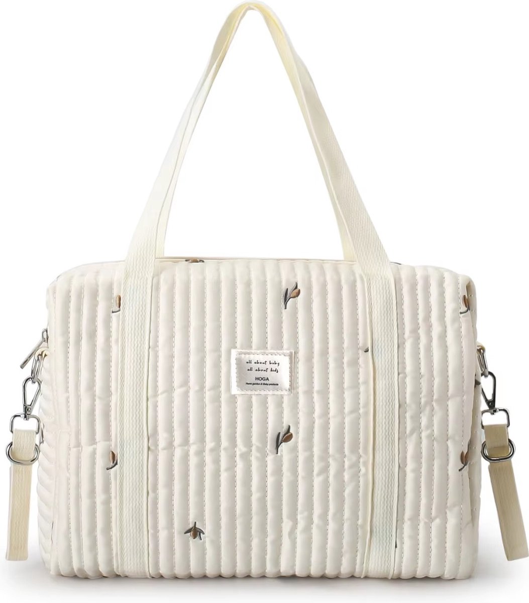HOGA Luiertas - Schoudertas - Kraamcadeau - Baby - Moedertas - Beige