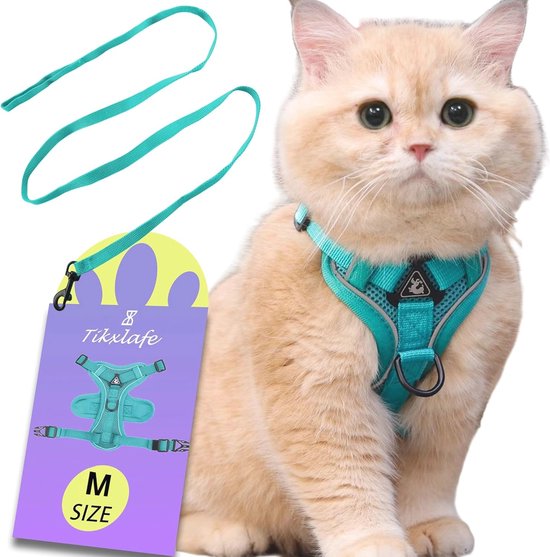Trixie Kattentuig Xl Met Riem - Kattenharnas - Multi-Color 34-57x1.3x120 Cm - Noorse Boskat - Pets Place Trixie Kattentuig Xl Met Riem - Kattenharnas - Multi-Color 34-57x1.3x120 Cm - Noorse Boskat - Pets Place
