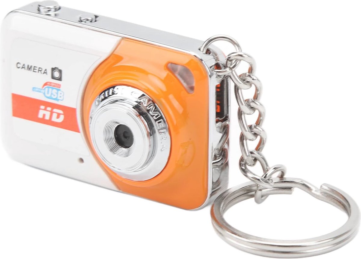 Compacte HD Mini-beveiligingscamera met Bewegingsdetectie en Videorecorder voor Fietsen en Thuis