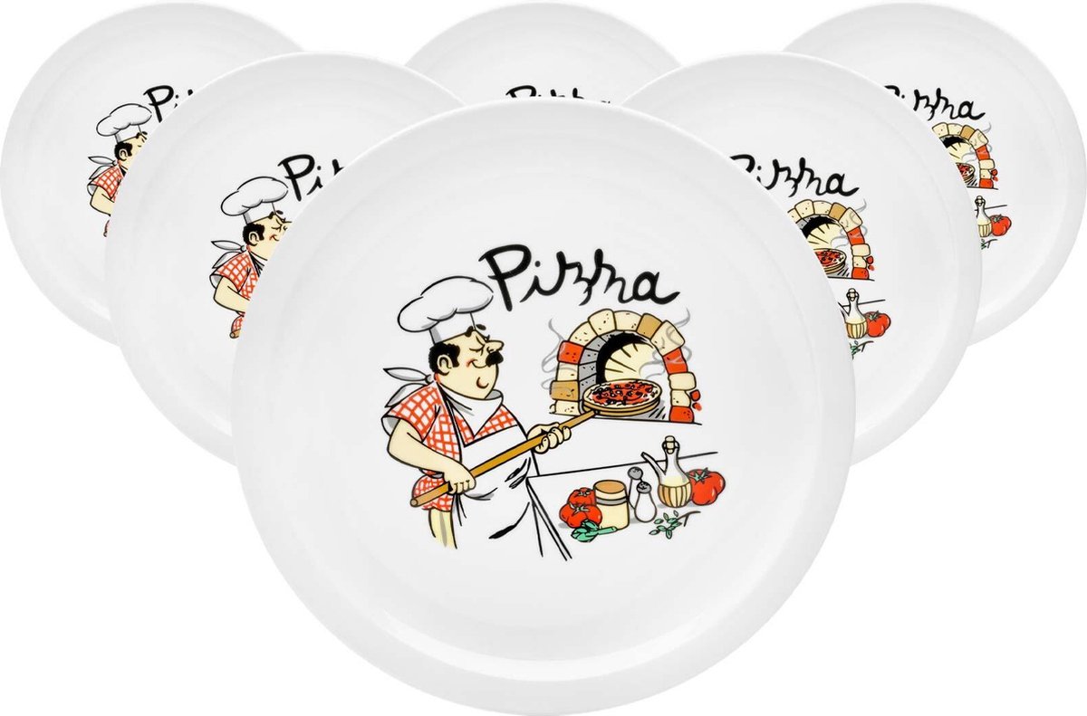 Pizzateller Küchenchef ø 30,5 cm Set van 6