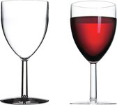 verre à vin en plastique 300ml 2 pcs