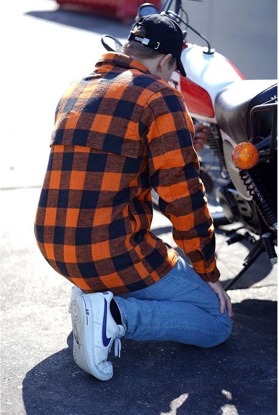 Chemise/veste de bûcheron Longhorn Canada orange