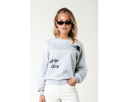 Colourful Rebel Racer Logo Dropped Shoulder Sweat- M