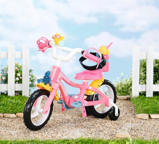 Zapf Creations BABY Born Fiets 43 cm groot - Met toeter - Voor allerlei soorten poppen — afbeelding 3