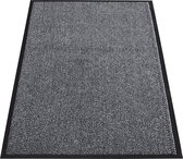 Schoonloopmat - Droogloopmat voor Binnen - Deurmat - 90 x 120 antraciet - Anti slip - XXL