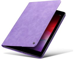Casemania Hoes Geschikt voor Apple iPad 5 - 9.7 inch (2017) Bright Lila - Book Cover Casemania Hoes Geschikt voor Apple iPad 5 - 9.7 inch (2017) Bright Lila - Book Cover
