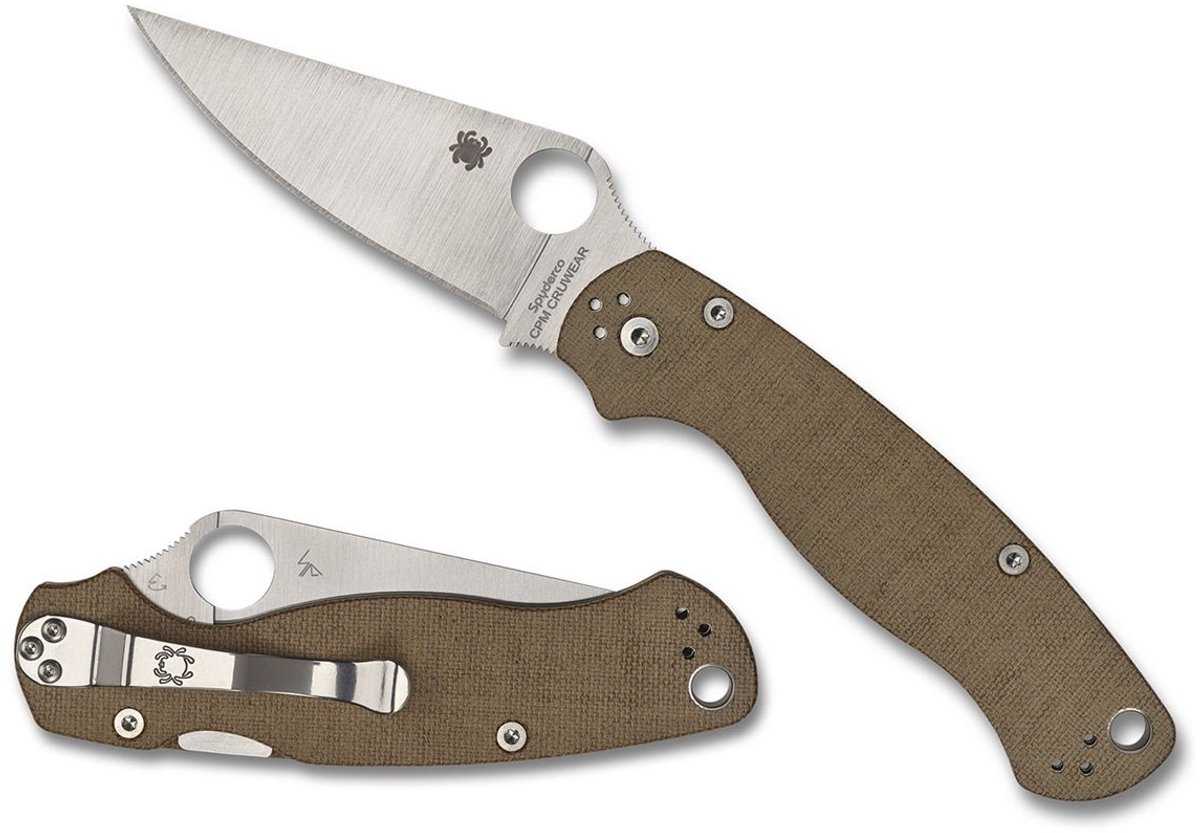 Spyderco Zakmes Paramilitary 2 Brown CPM Cruwear PE