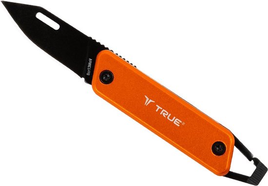 True Utility Modern Keychain Knife Orange bol