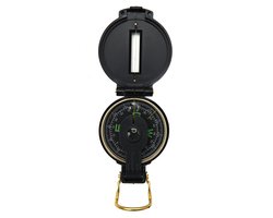 Fosco Scout Kompas - Zwart - Inklapbaar