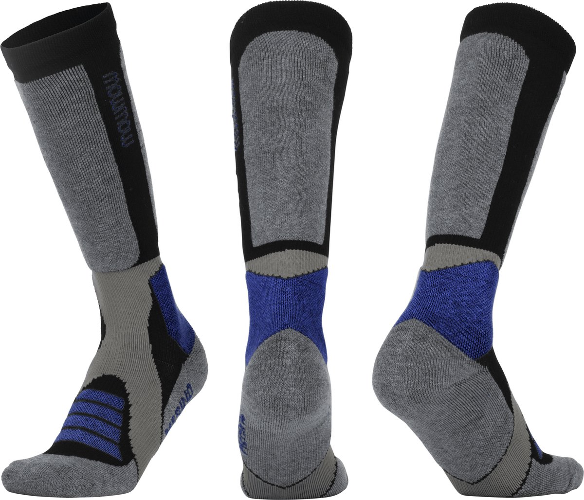 MowMow Skisokken Zilverionen Antibacterieel Heren Dames 39-42 Merino