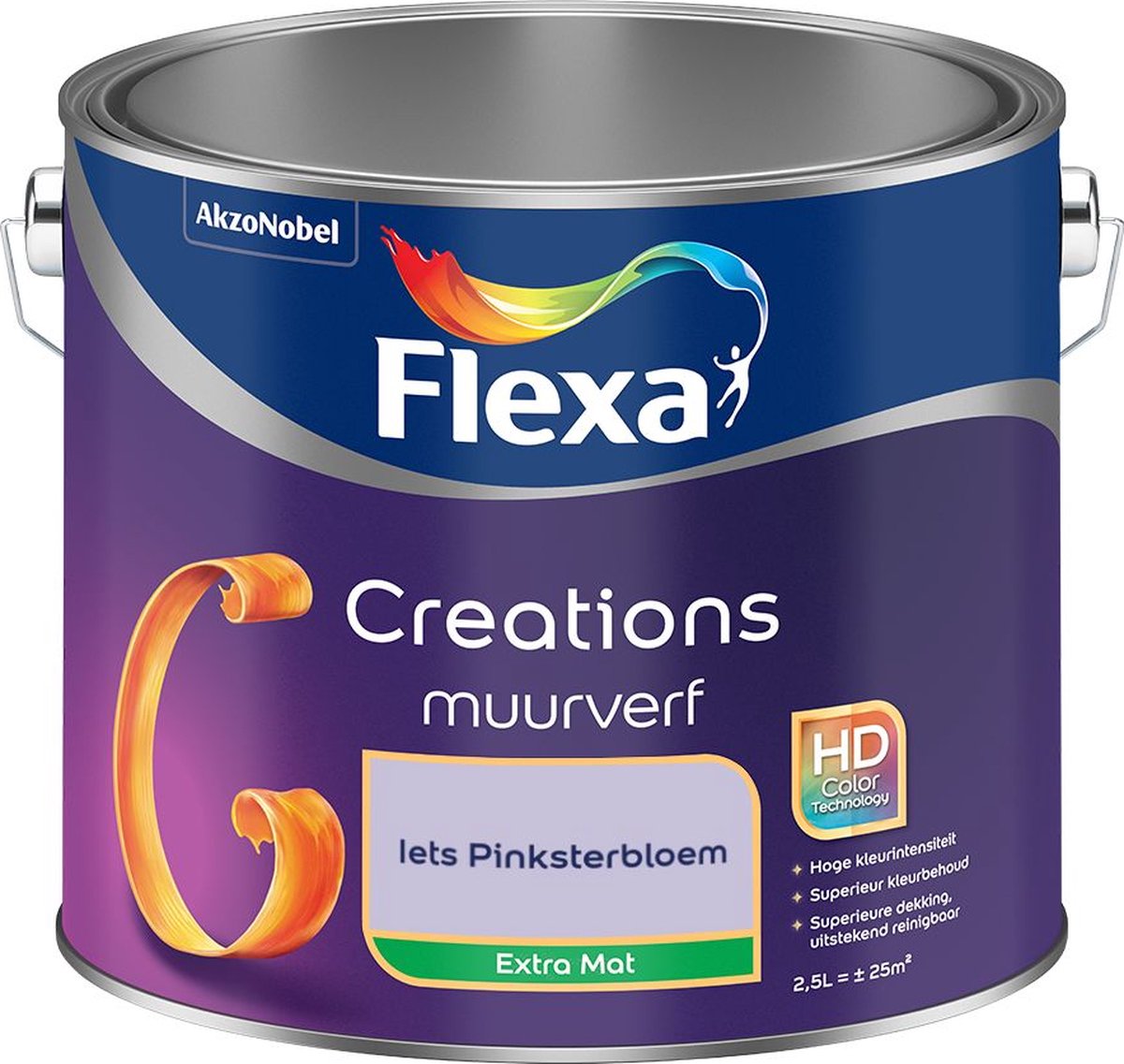 Flexa Creations Muurverf Extra Mat Iets Pinksterbloem 2,5 L