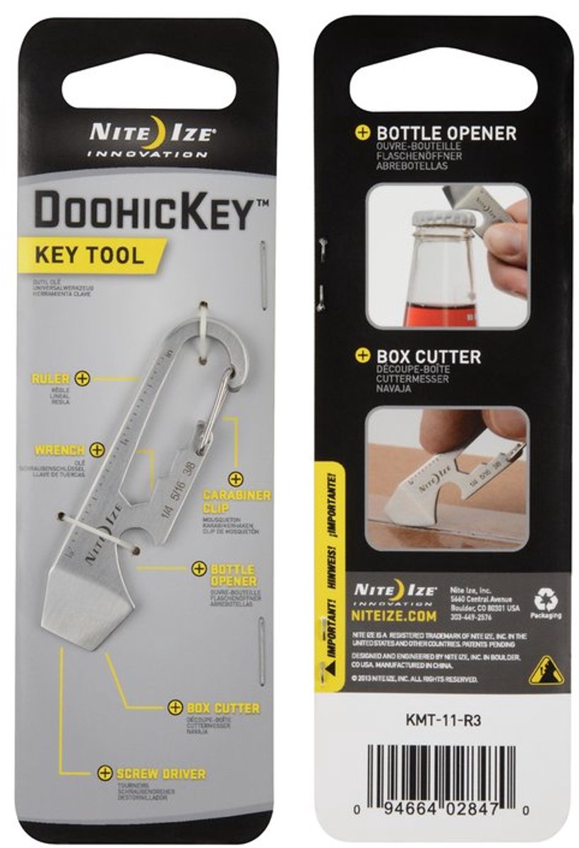 Nite Ize - Doohickey - Key tool - Zilver