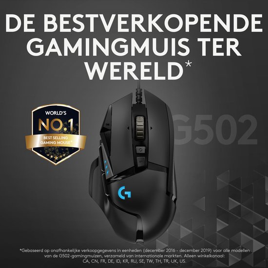 Logitech Souris de jeu hautes performances G502 HERO