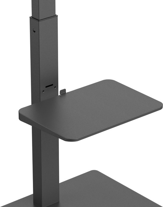 Vloertelevisiestandaard met draaibare voet voor 37 75 inch tv's in hoogte verstelbare universele tv-standaard met roestvrijstalen basis Vloertelevisiestandaard met draaibare voet voor 37 75 inch tv's in hoogte verstelbare universele tv-standaard met roestvrijstalen basis