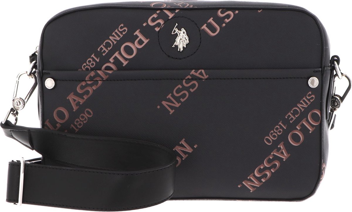 U.S. POLO ASSN. Schoudertas Green Country Crossbody Pocket Black Zwart