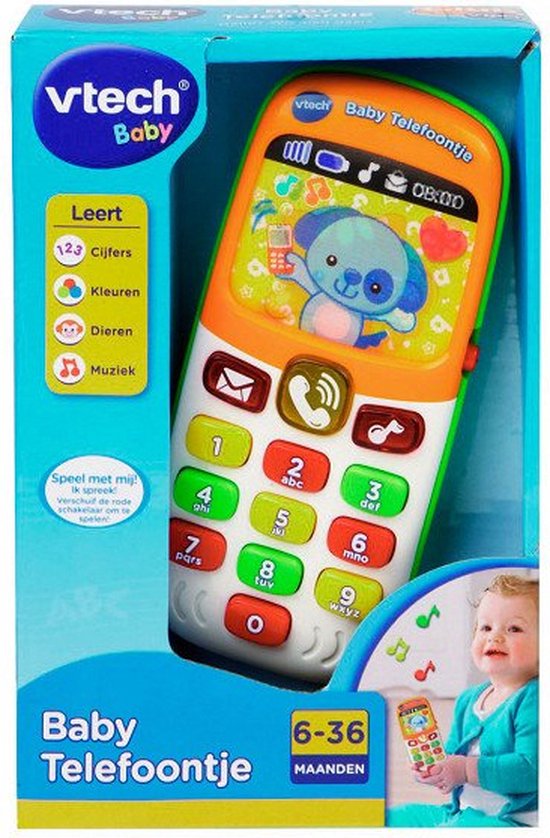 VTech Baby Telefoon Interactief Speelgoed - Educatief Speelgoedtelefoon - Cadeau - Oranje